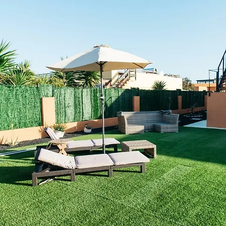 Willa Eco White With Climatized Pool Caleta De Fuste